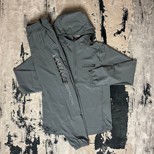 NIKE REPEL WINDBREAKER TRACKSUIT - GREY