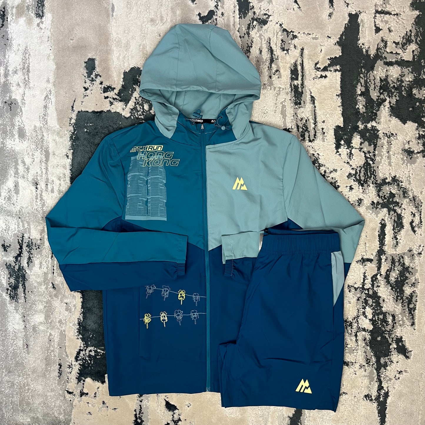 MONTIREX RUN CITY HONG KONG WINDBREAKER SET