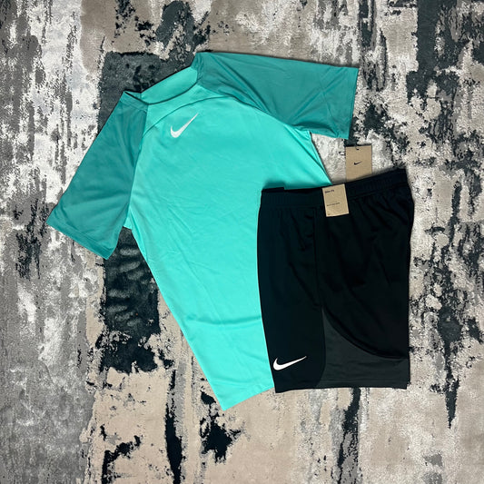 NIKE ACADEMY PRO SHORT SET - TURQUOISE