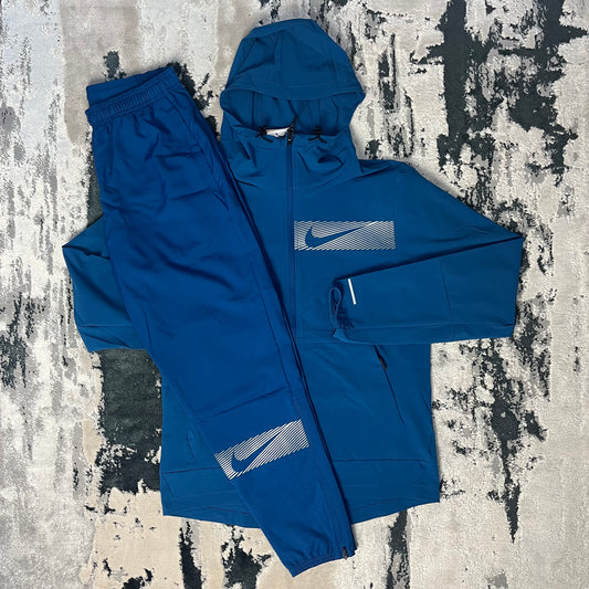 NIKE PERFORMANCE RUNNING FLASH TRACKSUIT - BLUE