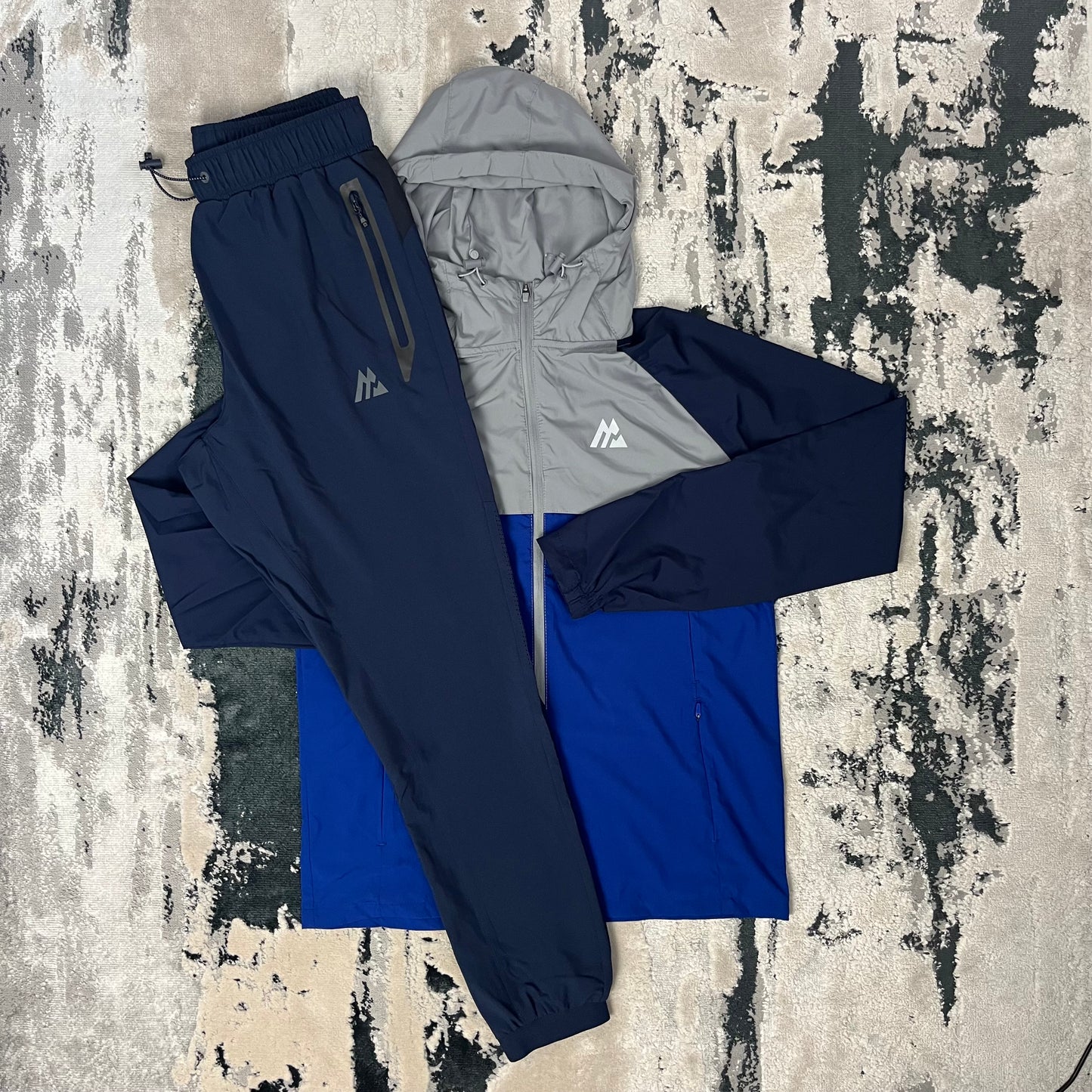 MONTIREX BREEZE WINDBREAKER TRACKSUIT SET - BLUE / GREY