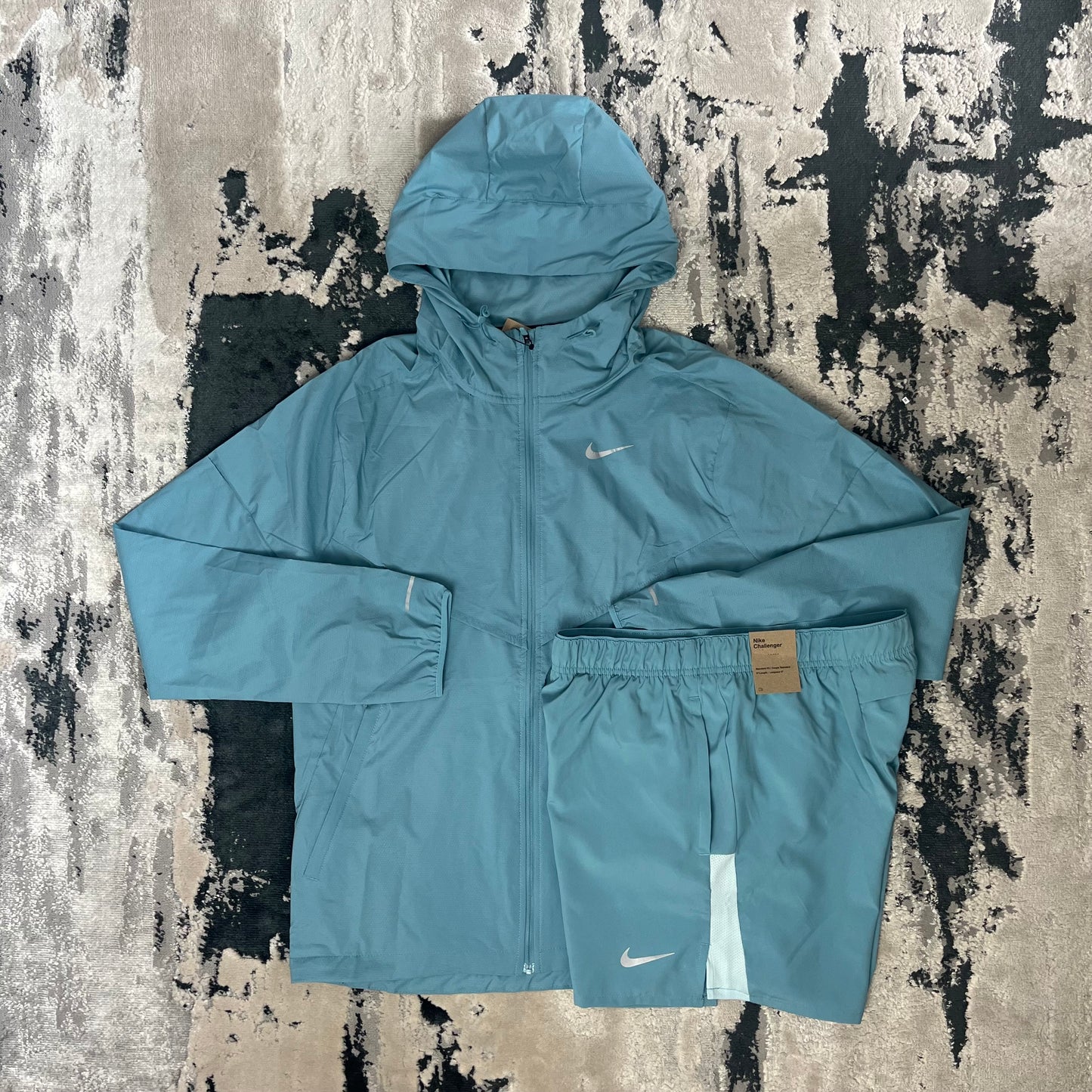 NIKE REPEL WINDBREAKER SET - AQUA