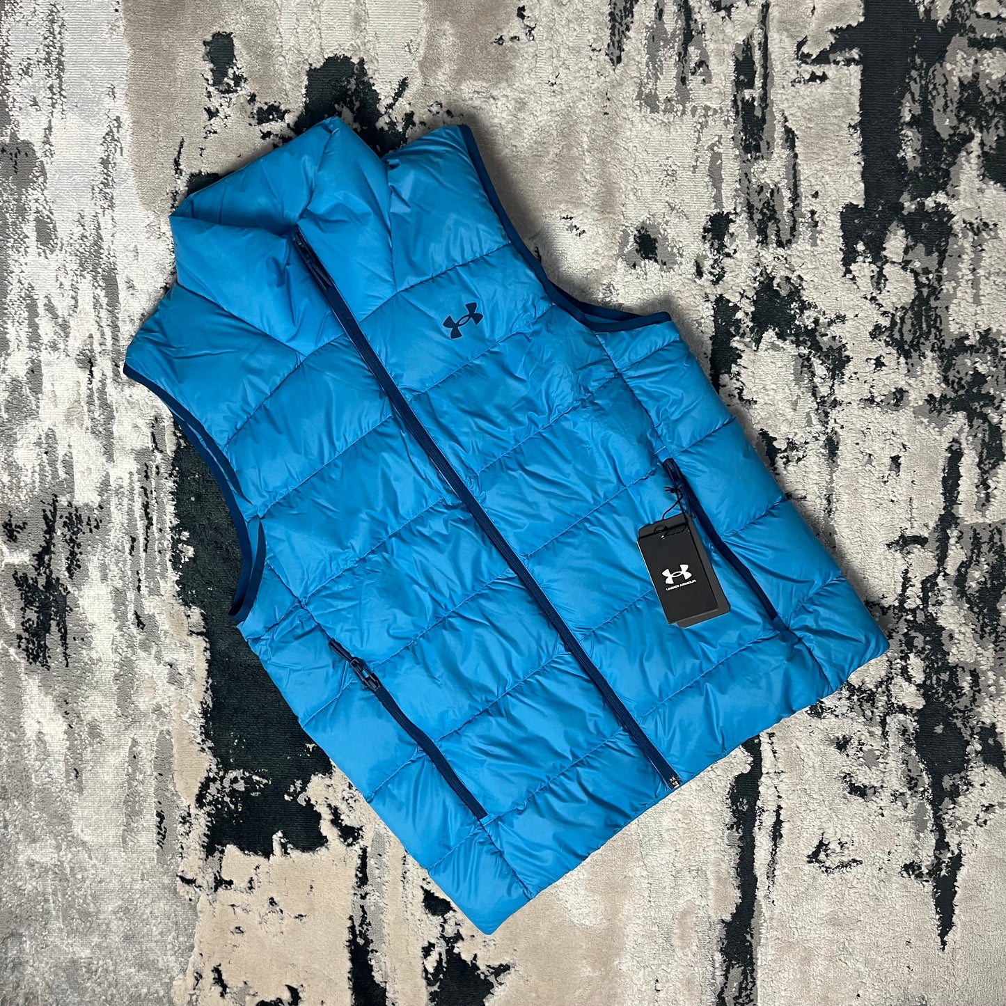 UNDER ARMOUR DOWN 2.0 PUFFER GILET - BLUE