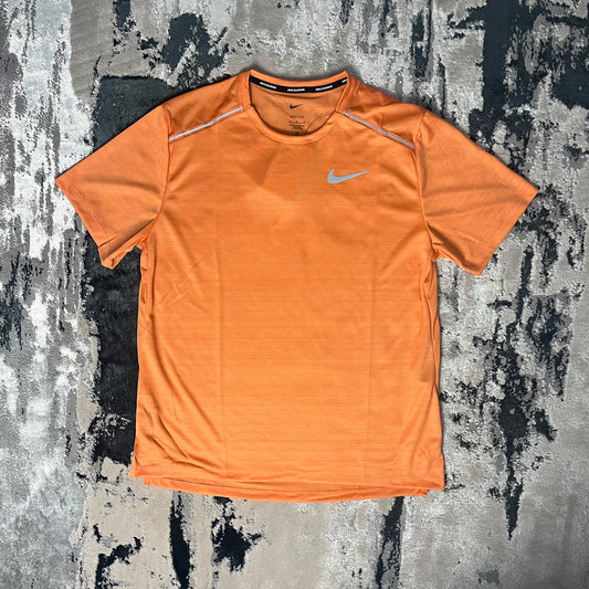 NIKE MILER 1.0 T SHIRT - ORANGE TRANCE